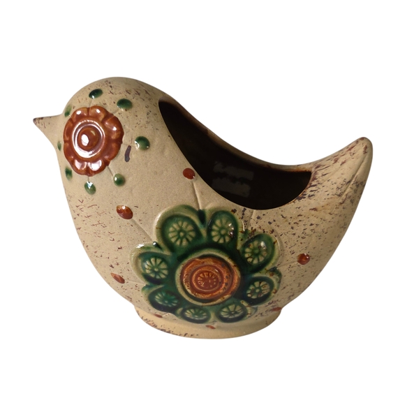 Vintage Scandinavian Folk Art Ceramic Bird EUC - Picture 3 of 11